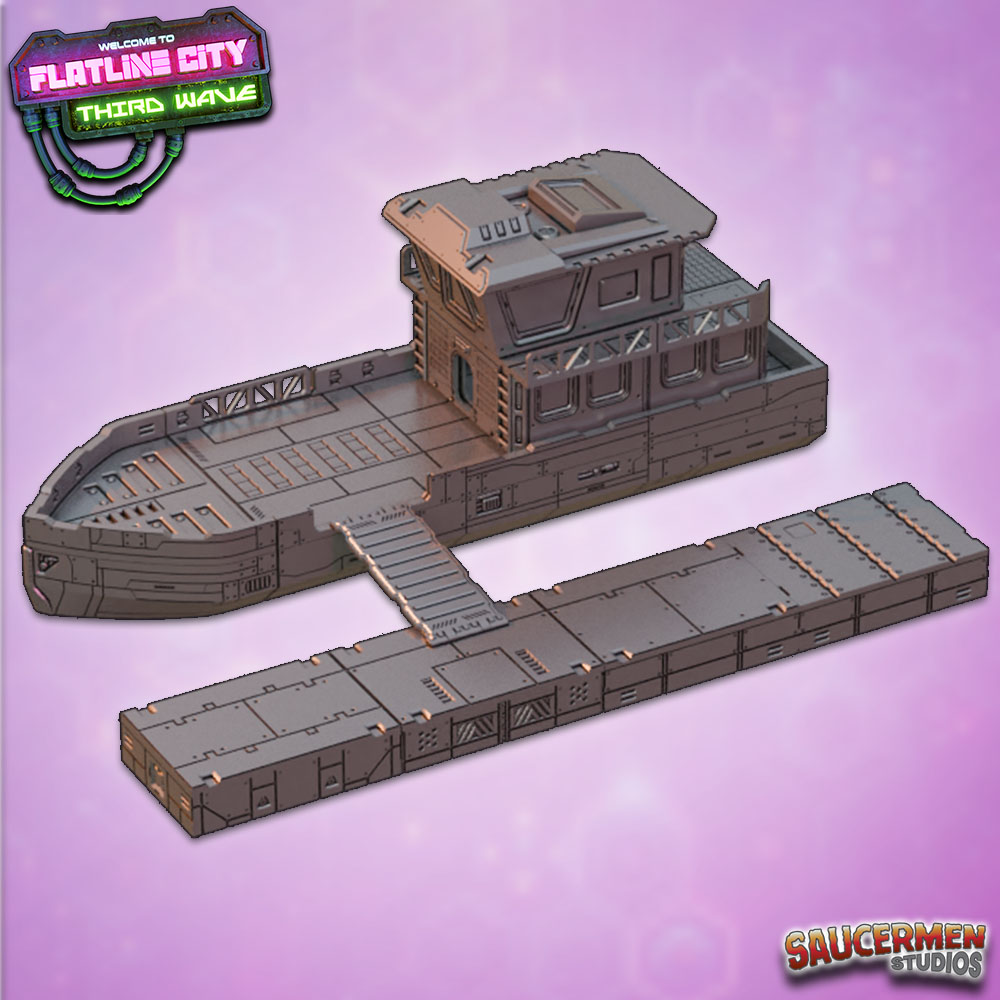 Flatline City: Third Wave - Modular Ship & Docks